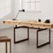 Wood and Steel Office Desk Table by Bodil Kjær for Karakter 8