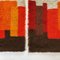 Modernist Dutch High Pile Rugs from Desso, 1970s, Set of 2 3