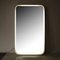 Backlit Mirror with Curved Wooden Frame 8