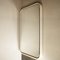 Backlit Mirror with Curved Wooden Frame 10