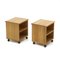 Wooden Bedside Tables, 1970s, Set of 2 6