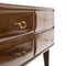 Glass Top & Brass Tips Chest of Drawers, 1950s 12