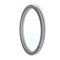 Die-Cast Aluminum Frame Round Mirror by Lorenzo Burchiellaro, 1970s, Image 5