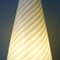Swirl Glass Pyramid Table Lamp by Vetri Murano, 1970s 9