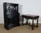 Louis XIII Style Work Cabinet & Desk Table, Set of 2, Image 1