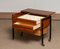 German Walnut Sewing Table on Wheels from Horn, 1960s, Image 7