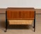 German Walnut Sewing Table on Wheels from Horn, 1960s, Image 4