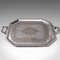 Antique English Silver Plated Presentation Serving Tray, 1890s, Image 1