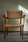 Lounge Chair in Beech and Seagrass by Karl Schrøder from Fritz Hansen, 1930s 11