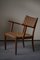 Lounge Chair in Beech and Seagrass by Karl Schrøder from Fritz Hansen, 1930s 9