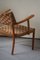 Lounge Chair in Beech and Seagrass by Karl Schrøder from Fritz Hansen, 1930s 10