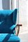 Cobalt Blue Velvet Armchairs by Paolo Buffa, 1950, Set of 2 16