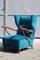 Cobalt Blue Velvet Armchairs by Paolo Buffa, 1950, Set of 2 21