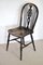 Antique Wheel Back Side Chair in Elm and Beech, Image 4