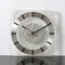 Acrylic Glass & Brushed Aluminium Wall Clock from Kienzle, 1970s 2
