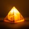 Lampe Pyramide Vintage en Onyx, 1970s 5