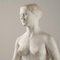 Gertrude Bret, Seated Woman, 1900s, Plaster Sculpture, Image 3