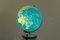 Beleuchteter Art Deco Glas Globus von Columbus Oestergaard 1