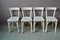 Bohemian Patinated Bistro Chairs, Set of 4 1