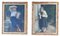Young Albiach and Remensi, 1960s, Oil on Canvas Paintings, Framed, Set of 2, Image 1