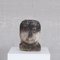 French Carved Stone Head Sculpture 1