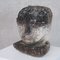 Escultura de cabeza de piedra tallada francesa, Imagen 4