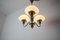 Mid-Century Brass Chandelier from Jablonec Glassworks, Czechoslovakia, 1970s, Image 10