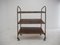 Carrello Mid-Century industriale con mensole, Immagine 3