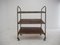 Mid-Century Industrial Trolley With Shelves 3