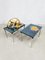 Tables d'Appoint Vintage en Chrome de Adri, Set de 2 3