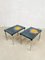 Vintage Chrome Tile Side Tables from Adri, Set of 2 1