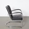 Dutch Black Leather 412 Armchair by Willem Hendrik Gispen 5