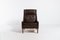 High Back Leather Armchair With Ottoman by Georg Thams, Set of 2, Image 3