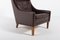 High Back Leather Armchair With Ottoman by Georg Thams, Set of 2 11