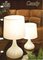 Large Danish Candy Table Lamps in Glass by Holmegaard, 1970s, Set of 2, Image 14