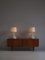 Grandes Lampes de Bureau Candy en Verre par Holmegaard, Danemark, 1970s, Set de 2 5