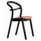 Kastu Cognacfarbener Schwarzer Leder Stuhl von Made by Choice 1