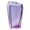 Große violette Kastle Vase von Purho 1