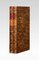 Decorative Tooled Leather Folding Backgammon Set in Book Form, Set of 31 2