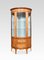 Satinwood Bowed Display Cabinet 1