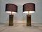 Vintage Table Lamps in Brass by Belgochrom, 1970s, Set of 2 4