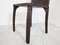 Vintage Dining Chairs in Brown Leather, 1980s, Set of 6, Image 2