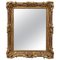 Neoclassical Spanish Empire Gold Mirror in Hand-Carved Wood, 1970, Image 1