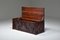 Post-Modern Carved Wood Chest by Gianni Pinna, 1950s 5