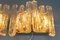 Icicle Ice Glass 3-Light Sconces from Kalmar Franken KG, Austria, 1970s, Set of 2, Image 5