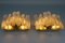 Austrian Icicle Ice Glass 3-Light Sconces from Kalmar Franken KG, 1970s, Set of 2 5