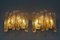 Austrian Icicle Ice Glass 3-Light Sconces from Kalmar Franken KG, 1970s, Set of 2, Image 4