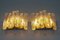 Austrian Icicle Ice Glass 3-Light Sconces from Kalmar Franken KG, 1970s, Set of 2 20