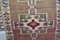 Vintage Hand-Knotted Oushak Hallway Rug, Image 3