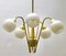 Vintage Italian Chandelier in the Style of Stilnovo, 1960s, Image 11